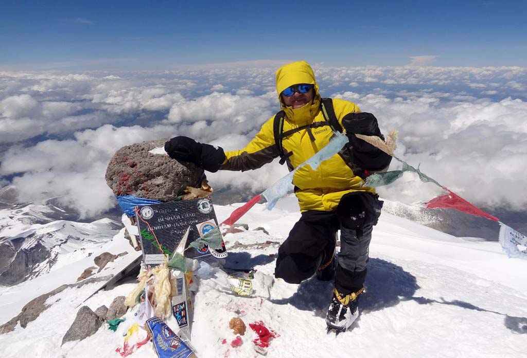 Summit of Elbrus Mountain